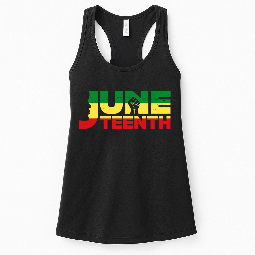 Juneteenth 1865 Freedom Black Pride Womens Tank Top