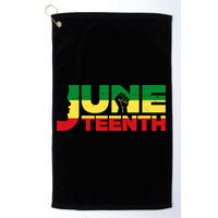 Juneteenth 1865 Freedom Black Pride Golf Towel