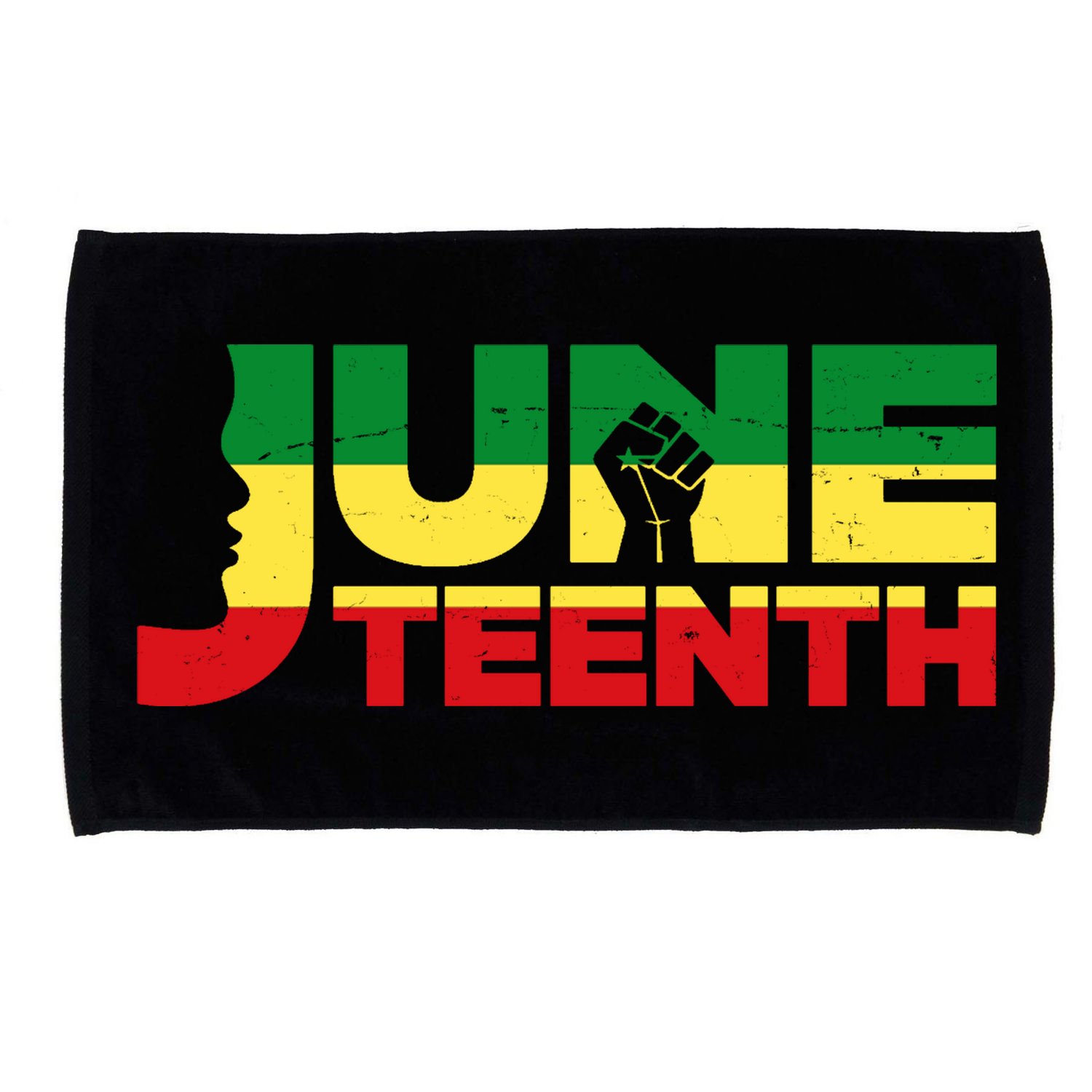 Juneteenth 1865 Freedom Black Pride Microfiber Hand Towel