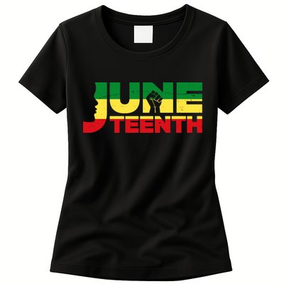 Juneteenth 1865 Freedom Black Pride Womens T-Shirt