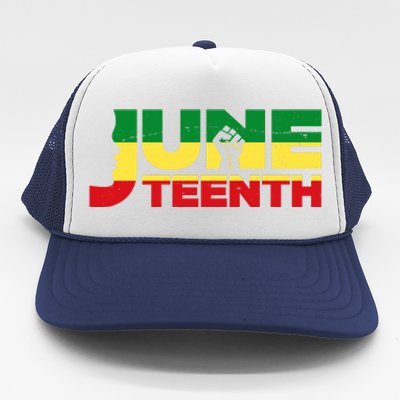 Juneteenth 1865 Freedom Black Pride Trucker Hat