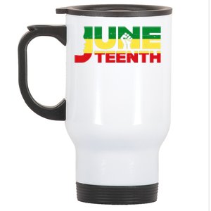 Juneteenth 1865 Freedom Black Pride Stainless Steel Travel Mug