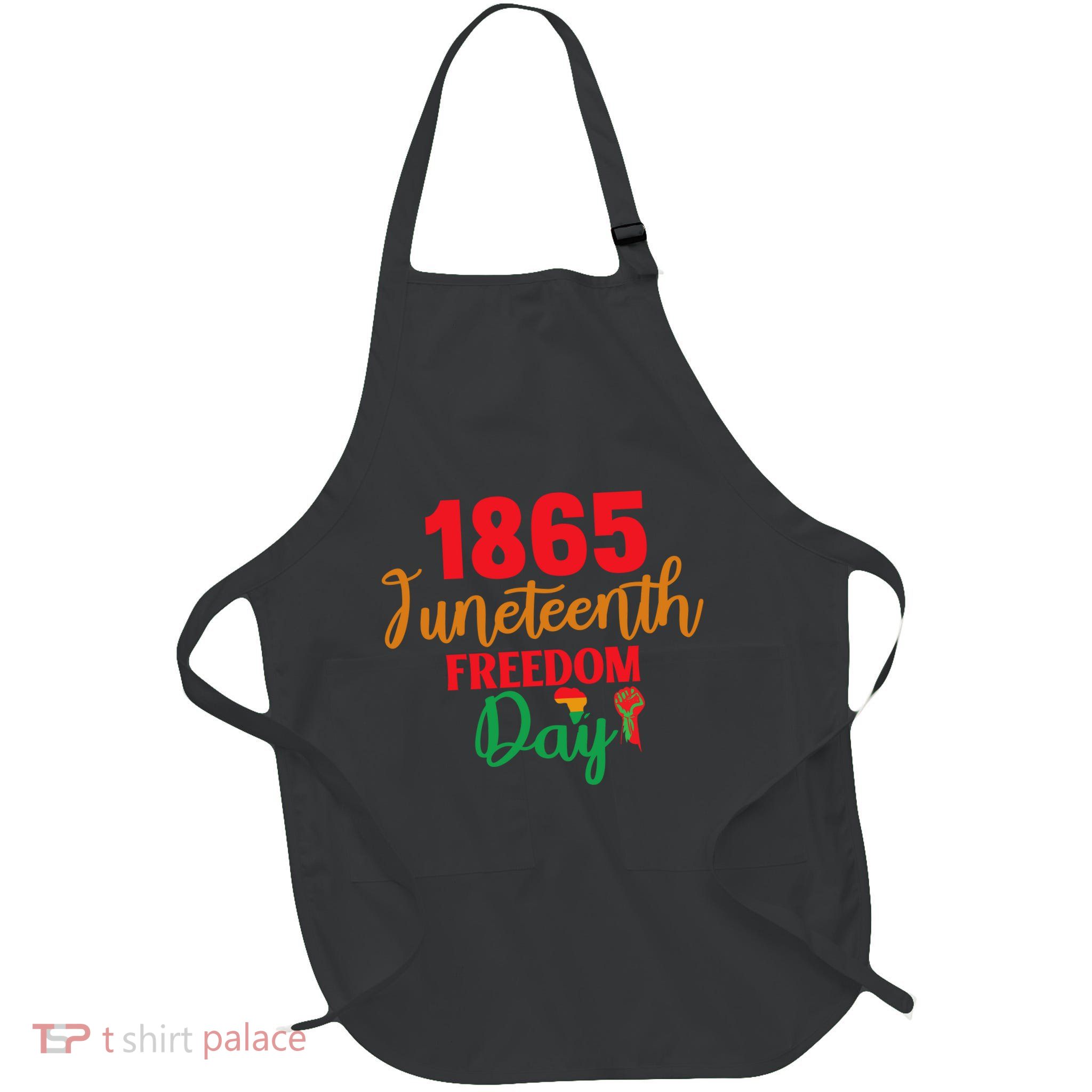 Juneteenth 1865 Freedom Day Celebration Full-Length Apron With Pockets