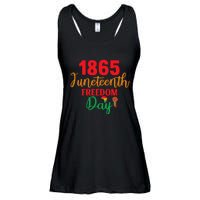 Juneteenth 1865 Freedom Day Celebration Ladies Essential Flowy Tank