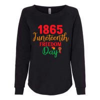 Juneteenth 1865 Freedom Day Celebration Womens California Wash Sweatshirt