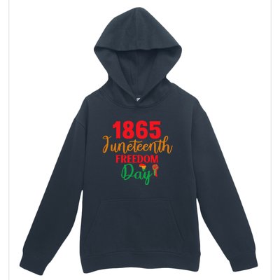 Juneteenth 1865 Freedom Day Celebration Urban Pullover Hoodie