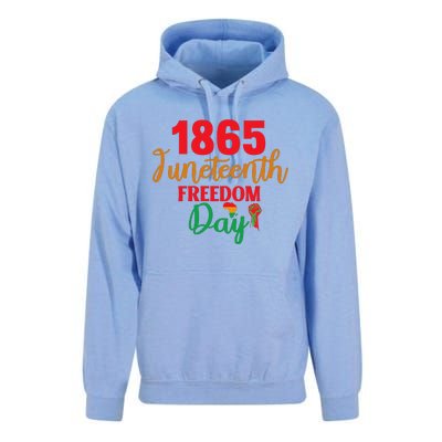 Juneteenth 1865 Freedom Day Celebration Unisex Surf Hoodie