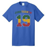 Juneteenth 19 Frican Independence And Freedom 1865 Gift Tall T-Shirt