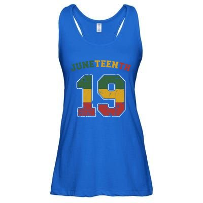 Juneteenth 19 Frican Independence And Freedom 1865 Gift Ladies Essential Flowy Tank