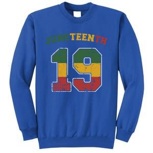 Juneteenth 19 Frican Independence And Freedom 1865 Gift Tall Sweatshirt