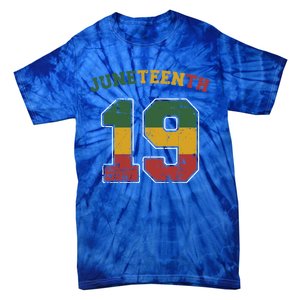 Juneteenth 19 Frican Independence And Freedom 1865 Gift Tie-Dye T-Shirt