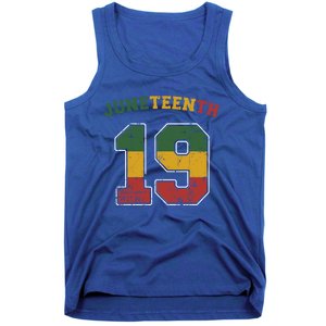 Juneteenth 19 Frican Independence And Freedom 1865 Gift Tank Top