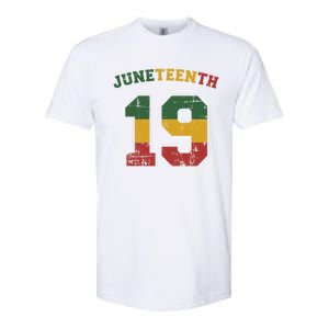 Juneteenth 19 Frican Independence And Freedom 1865 Gift Softstyle CVC T-Shirt