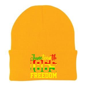 Juneteenth 1865 Freedom Day Black History Mom Mother's Day Gift Knit Cap Winter Beanie