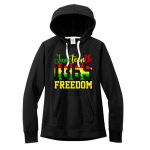 Juneteenth 1865 Freedom Day Black History Mom Mother's Day Gift Women's Fleece Hoodie