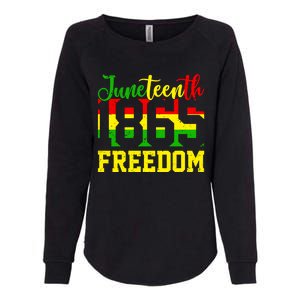 Juneteenth 1865 Freedom Day Black History Mom Mother's Day Gift Womens California Wash Sweatshirt