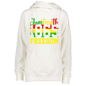 Juneteenth 1865 Freedom Day Black History Mom Mother's Day Gift Womens Funnel Neck Pullover Hood