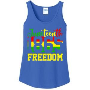 Juneteenth 1865 Freedom Day Black History Mom Mother's Day Gift Ladies Essential Tank