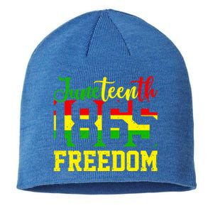 Juneteenth 1865 Freedom Day Black History Mom Mother's Day Gift Sustainable Beanie