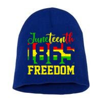 Juneteenth 1865 Freedom Day Black History Mom Mother's Day Gift Short Acrylic Beanie