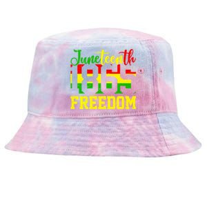 Juneteenth 1865 Freedom Day Black History Mom Mother's Day Gift Tie-Dyed Bucket Hat