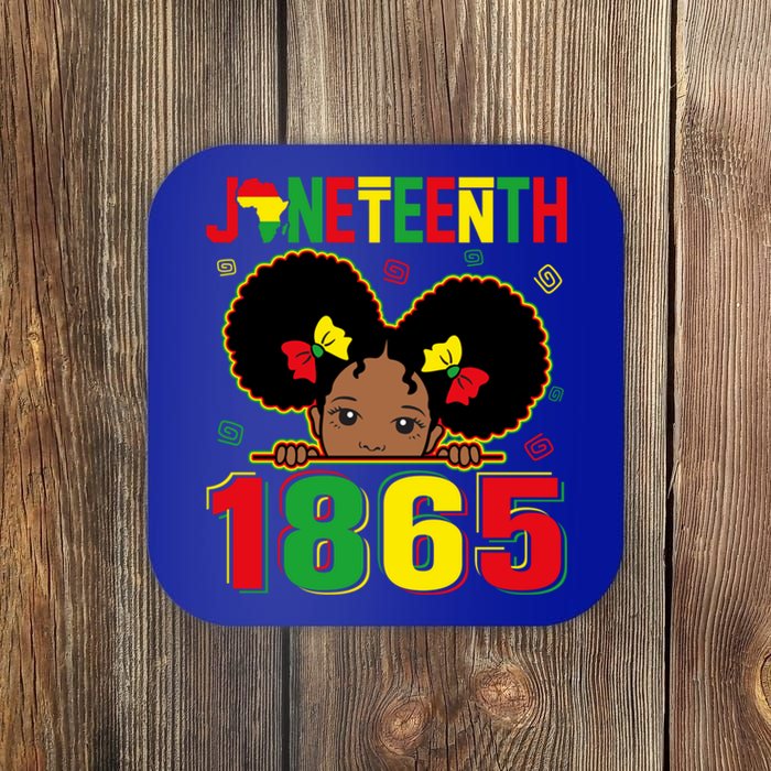 Juneteenth 1865 Freedom Independence African Melanin Great Gift Coaster