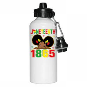 Juneteenth 1865 Freedom Independence African Melanin Great Gift Aluminum Water Bottle