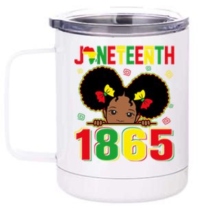 Juneteenth 1865 Freedom Independence African Melanin Great Gift 12 oz Stainless Steel Tumbler Cup