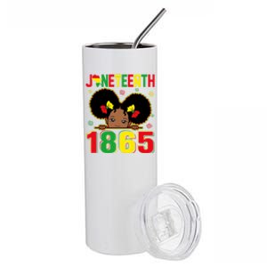 Juneteenth 1865 Freedom Independence African Melanin Great Gift Stainless Steel Tumbler