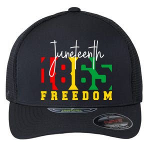 Juneteenth 1865 Freedom Day Pride Black Usa Afro Gift Flexfit Unipanel Trucker Cap