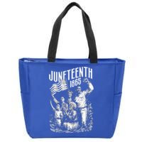 Junenth 1865 Funny Gift Zip Tote Bag