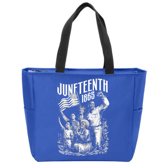 Junenth 1865 Funny Gift Zip Tote Bag