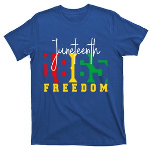 Juneteenth 1865 Freedom Day Pride Black Usa Afro Gift T-Shirt