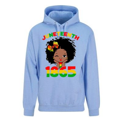 Juneteenth 1865 Freedom Independence Melanin African Gift Unisex Surf Hoodie