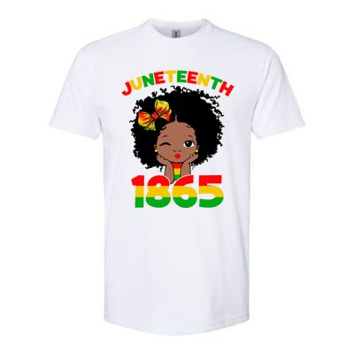 Juneteenth 1865 Freedom Independence Melanin African Gift Softstyle® CVC T-Shirt