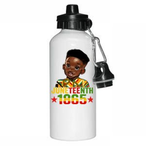 Juneteenth 1865 Freedom African Kente Black Great Gift Aluminum Water Bottle