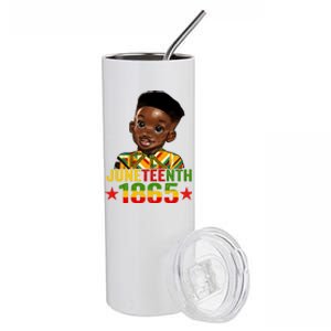 Juneteenth 1865 Freedom African Kente Black Great Gift Stainless Steel Tumbler