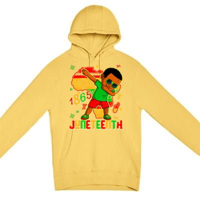 Juneteenth 1865 Freedom Black History Month Gift Premium Pullover Hoodie