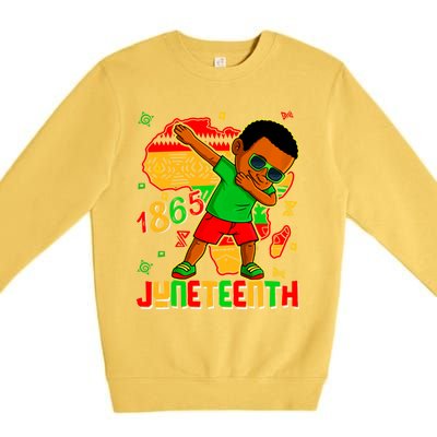 Juneteenth 1865 Freedom Black History Month Gift Premium Crewneck Sweatshirt