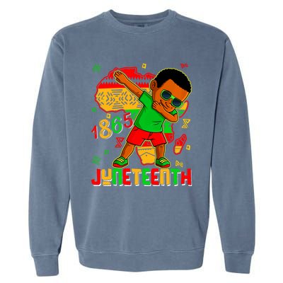 Juneteenth 1865 Freedom Black History Month Gift Garment-Dyed Sweatshirt