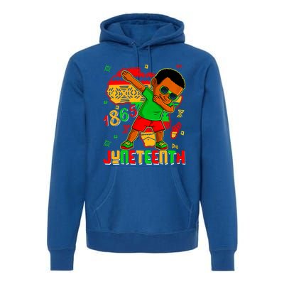 Juneteenth 1865 Freedom Black History Month Gift Premium Hoodie