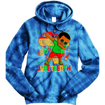 Juneteenth 1865 Freedom Black History Month Gift Tie Dye Hoodie