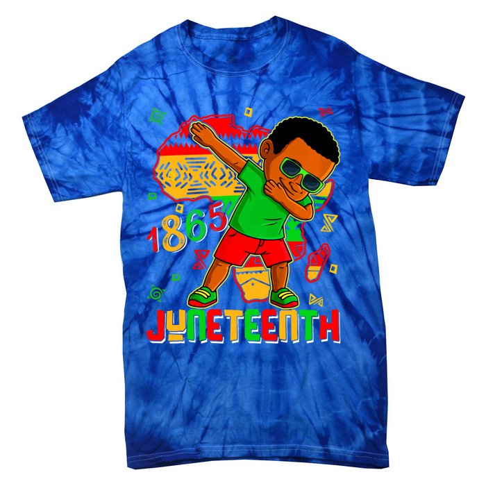 Juneteenth 1865 Freedom Black History Month Gift Tie-Dye T-Shirt