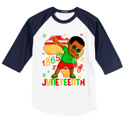 Juneteenth 1865 Freedom Black History Month Gift Baseball Sleeve Shirt