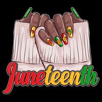 Juneteenth 1865 Finger Nails Manicure Cooling Performance Crew T-Shirt