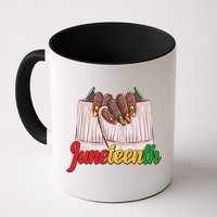 Juneteenth 1865 Finger Nails Manicure Mug