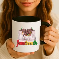 Juneteenth 1865 Finger Nails Manicure Mug
