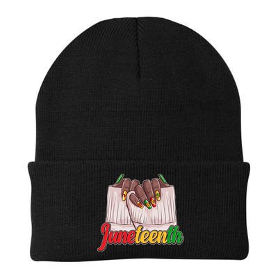 Juneteenth 1865 Finger Nails Manicure Beanie