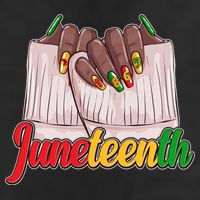 Juneteenth 1865 Finger Nails Manicure Golf Towel
