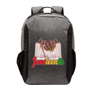 Juneteenth 1865 Finger Nails Manicure Vector Backpack